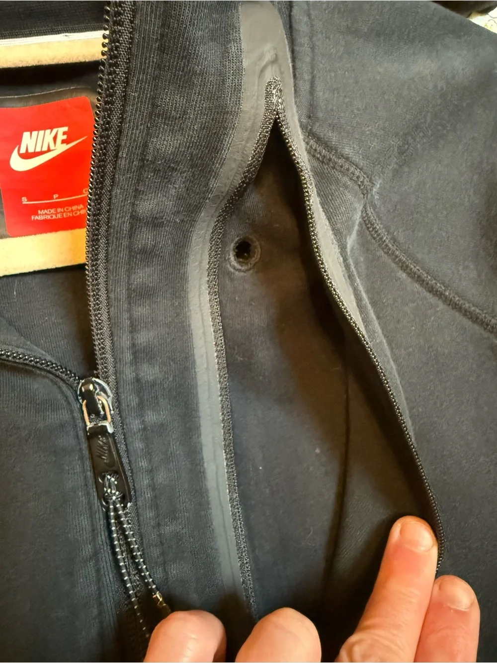 Nike Tech Fleece Moto Cape Jacket - Black, Small